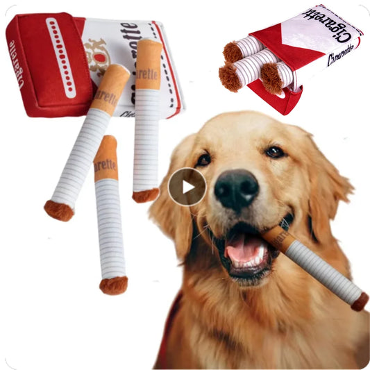 Dogs Cigarette Teeth Grinding Toys W/Squeaking Sound