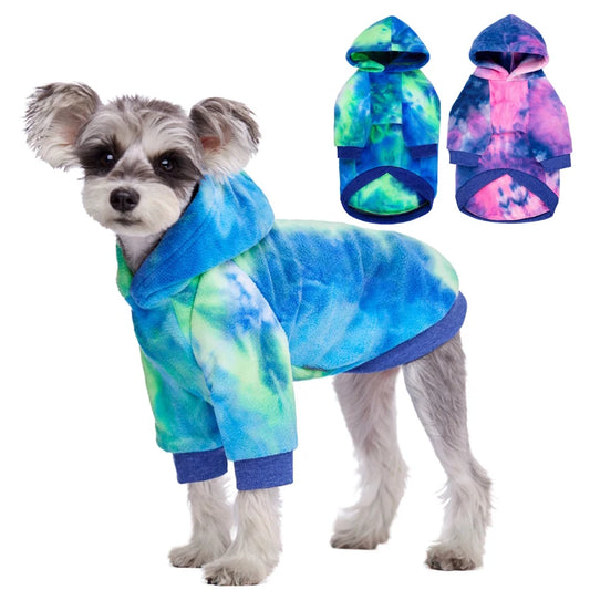 Tie Dye Dog Hoodie