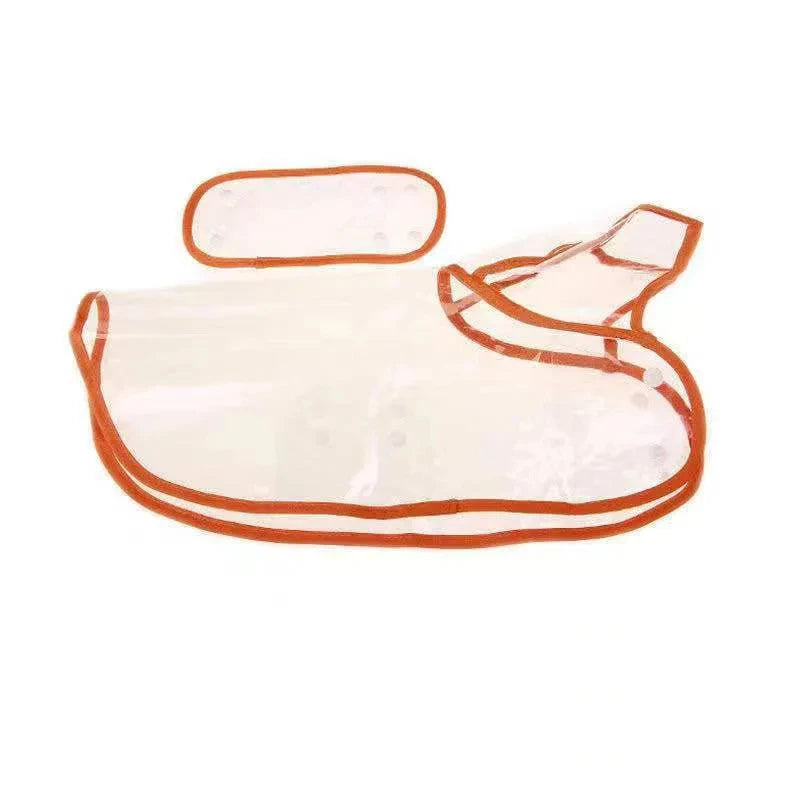 Pet Hooded Clear Raincoat