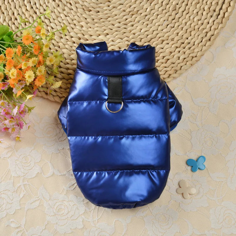 Pet Puffer Coat with Harness