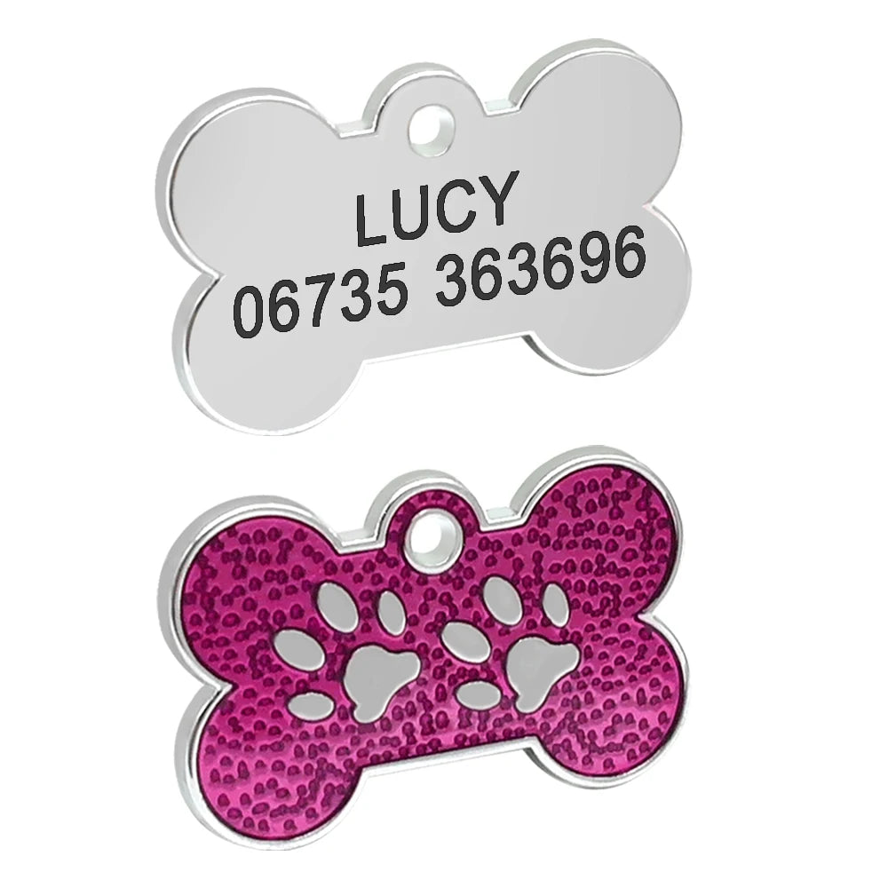 Blinged Out Personalized Pet ID Tag