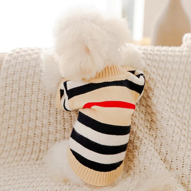 Pet Fashion Forward Knitted Cardigan Sweater