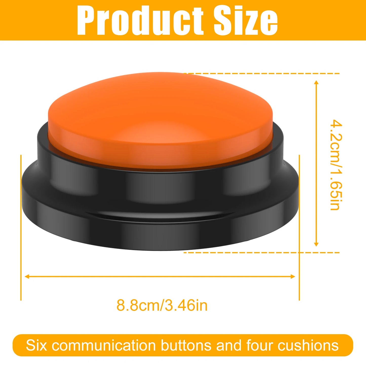 Voice Recording Buttons for Dog Communication