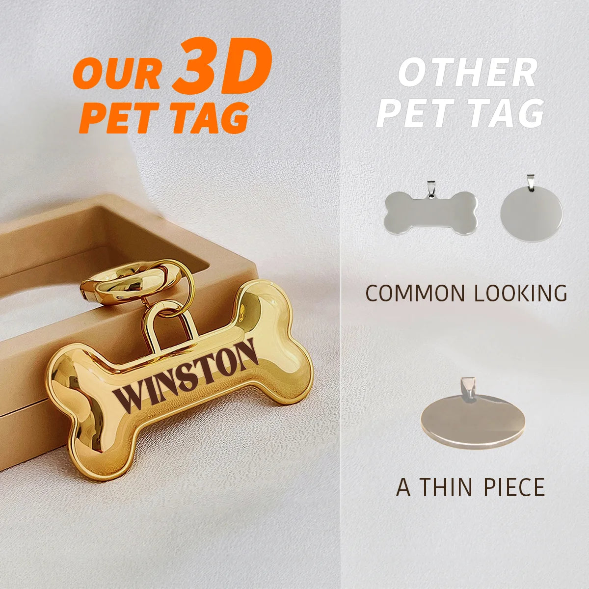 Memopaw Personalized Pet Name Tag
