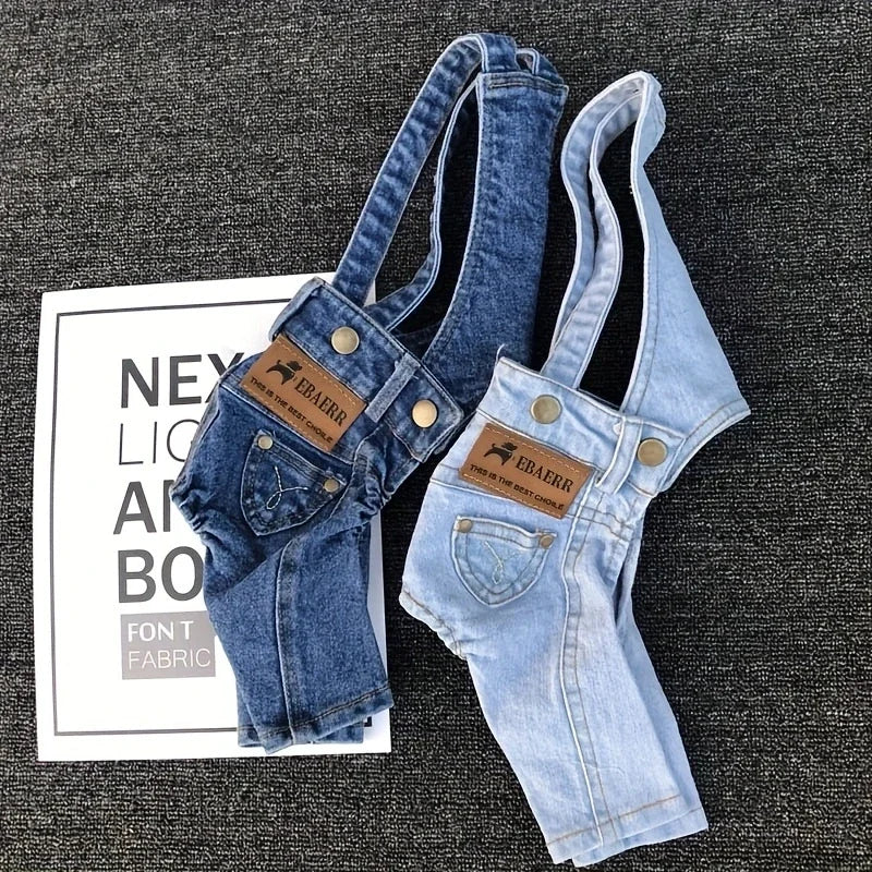Denim Pet Jumpsuit