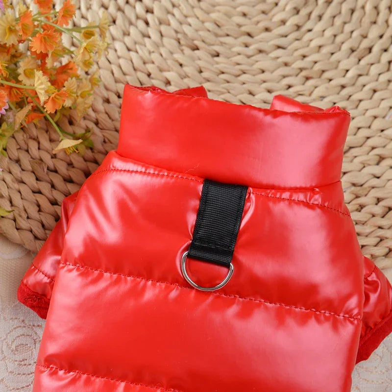 Pet Puffer Coat with Harness