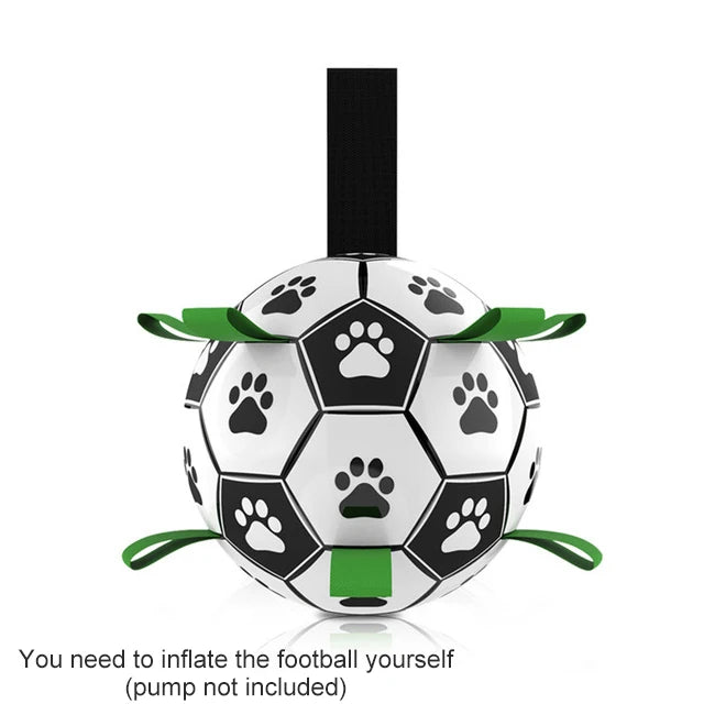 Pet Football Toy with Grab Tabs