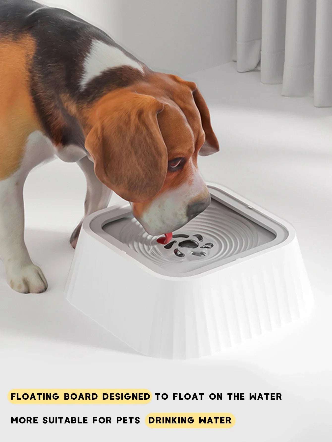 Pet Water Fountain with Floating Plates