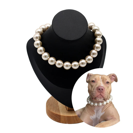 Glamorous Pearl Collars for Dogs