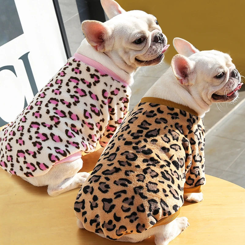 Fun Fleece Print Pet Shirts