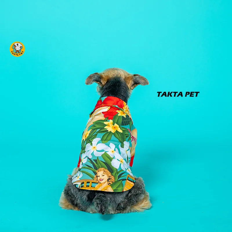 Stylin' Hawaiian Dog Shirt