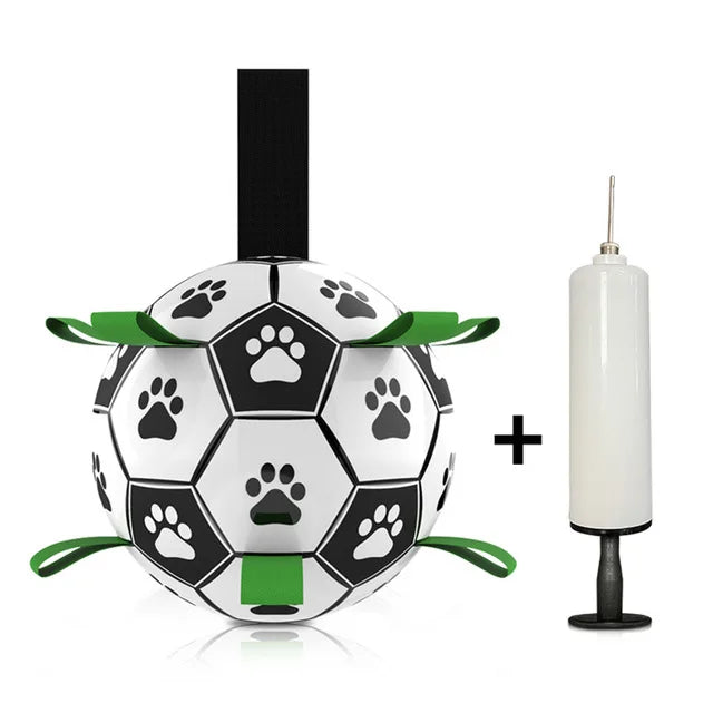 Pet Football Toy with Grab Tabs