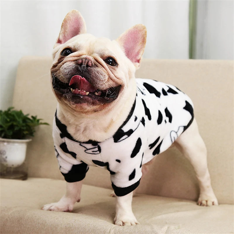 Fun Fleece Print Pet Shirts