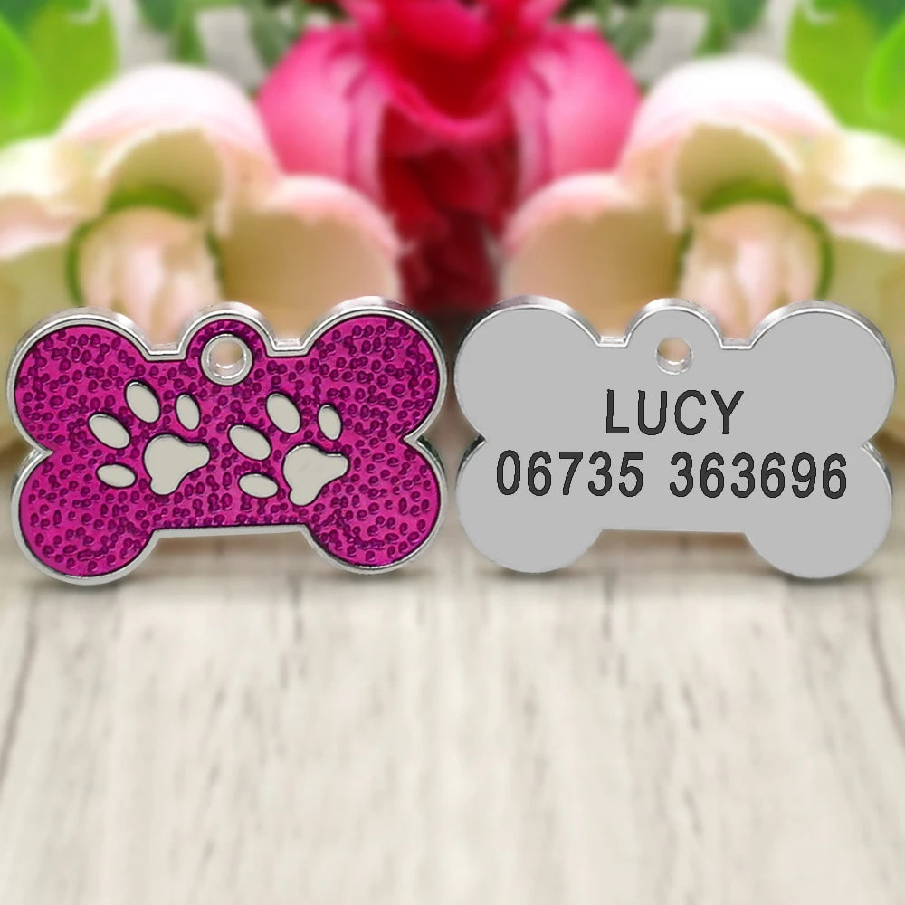 Blinged Out Personalized Pet ID Tag