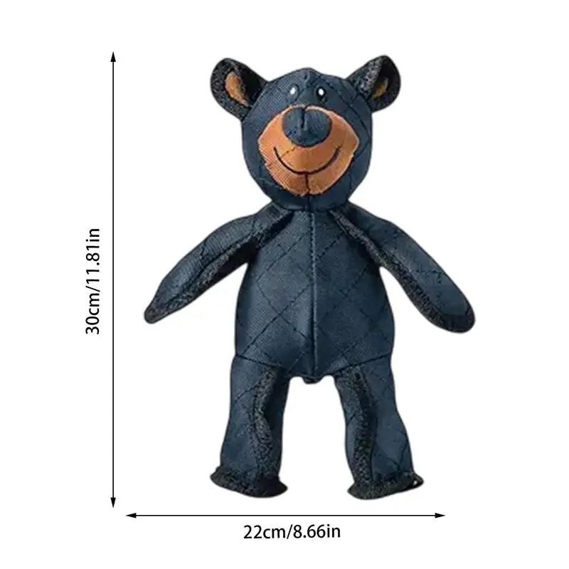 Indestructible Bear Plush Dog Squeaking