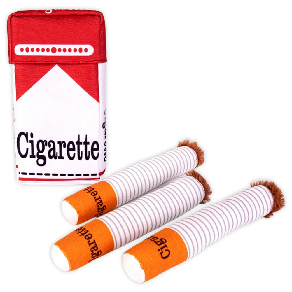 Dogs Cigarette Teeth Grinding Toys W/Squeaking Sound
