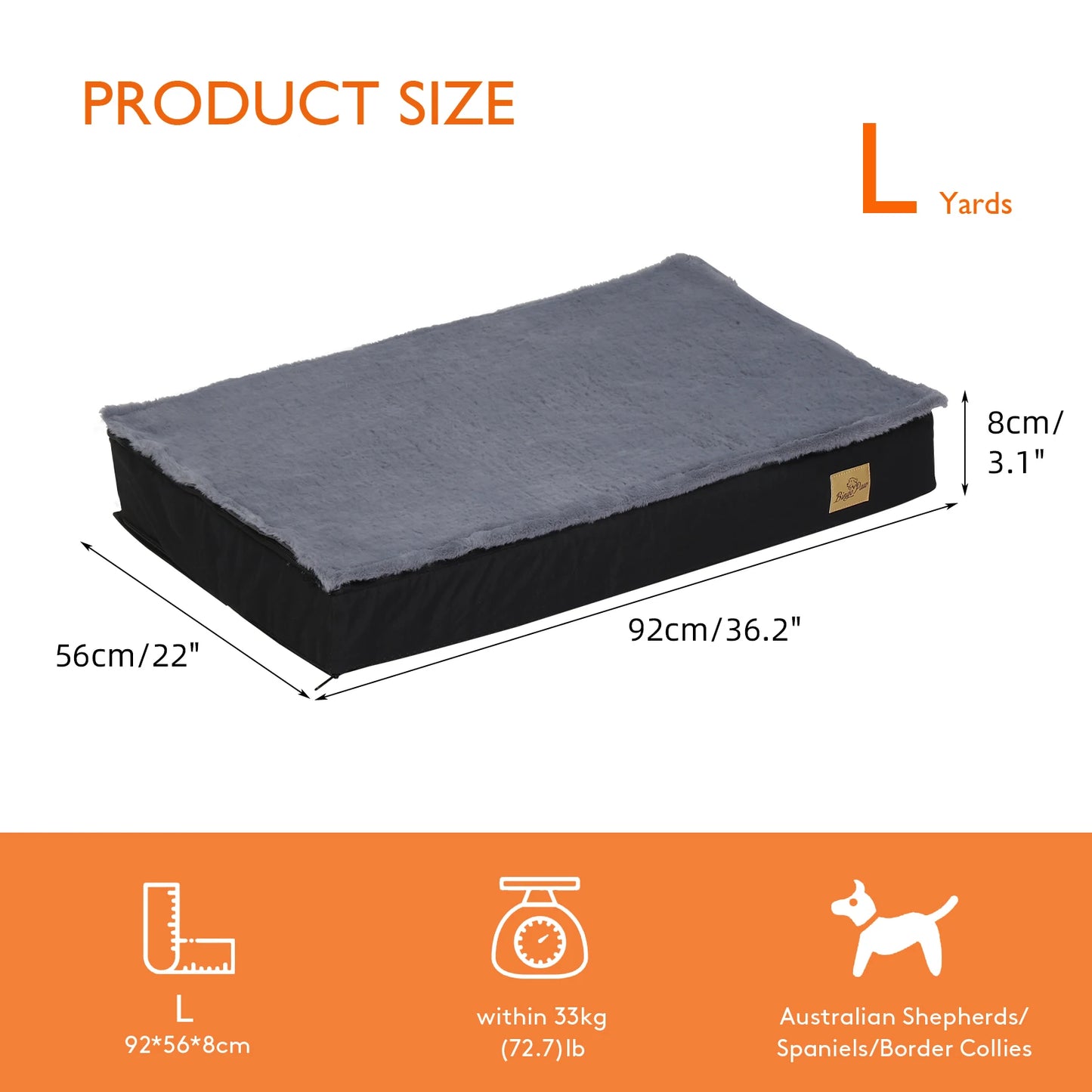 Large Comfortable Washable Dog Bed