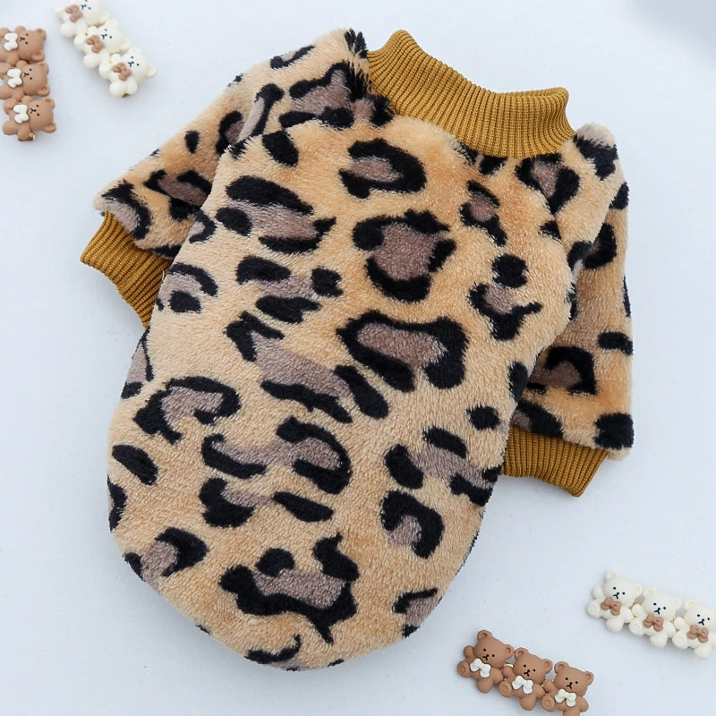 Fun Fleece Print Pet Shirts