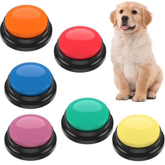 Voice Recording Buttons for Dog Communication