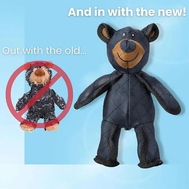 Indestructible Bear Plush Dog Squeaking