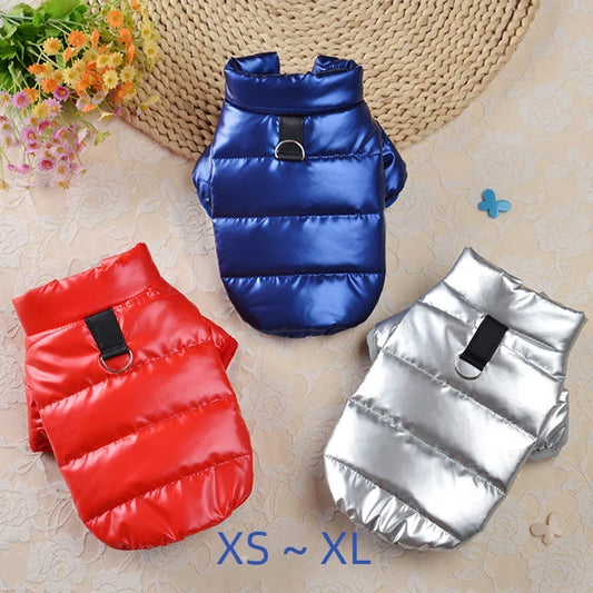 Pet Puffer Coat with Harness