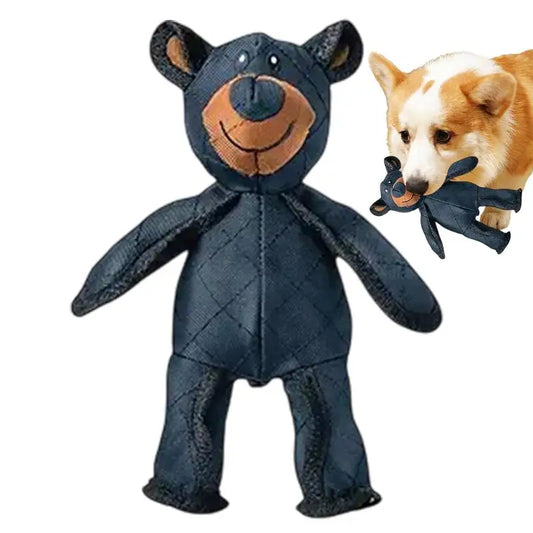 Indestructible Bear Plush Dog Squeaking