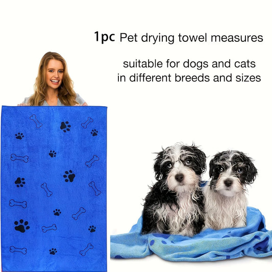 Quick-Drying Microfiber Pet Bath Towel