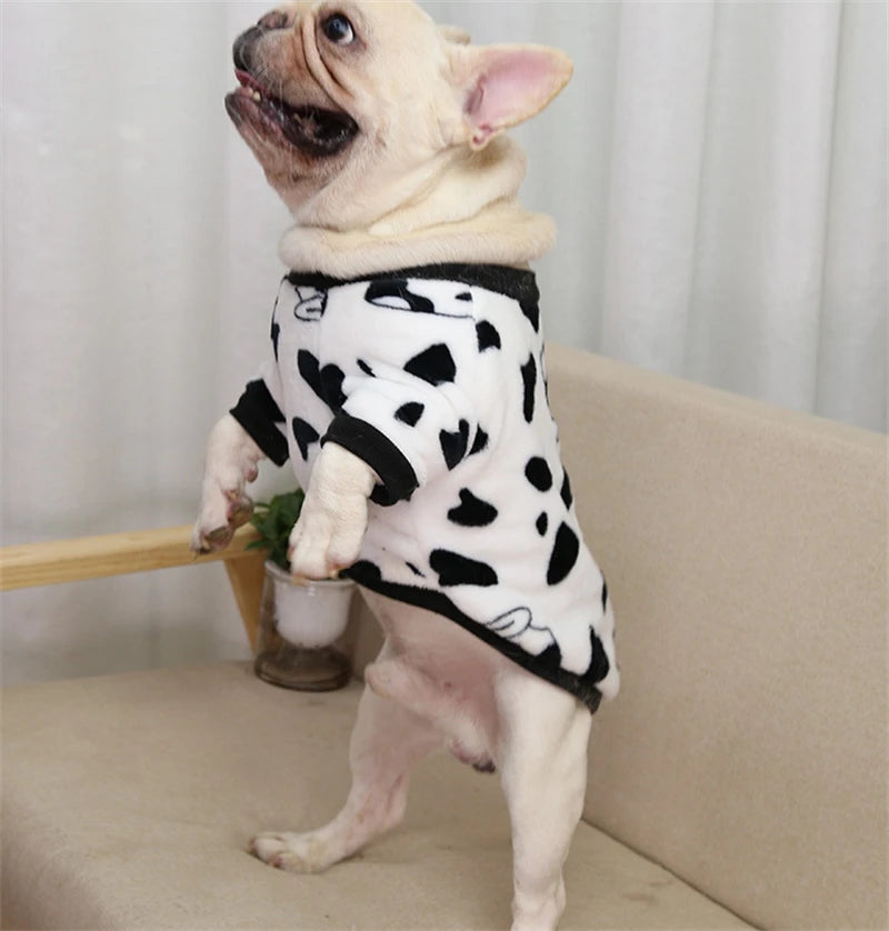 Fun Fleece Print Pet Shirts