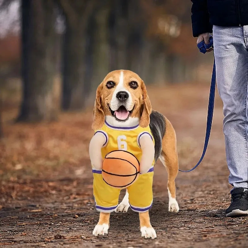 Funny Dog Basketball Costume